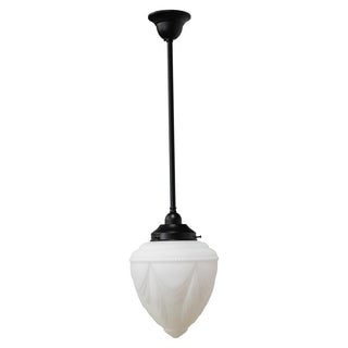 Lighting Inspirations Empire 8'' Opal Matte On Rod Set 1/2'' x 1/2m Patina