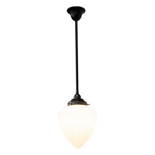 Lighting Inspirations Empire 8'' Opal Matte On Rod Set 1/2'' x 1/2m Patina