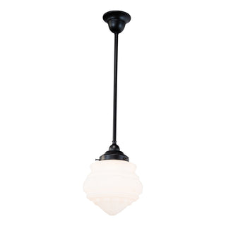 Lighting Inspirations Premier 8'' Opal Matte On Rod Set 1/2'' x 1/2m Patina