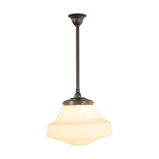 Lighting Inspirations Lincoln Opal Matte On Rod Set 3/4'' x 1/2m Patina