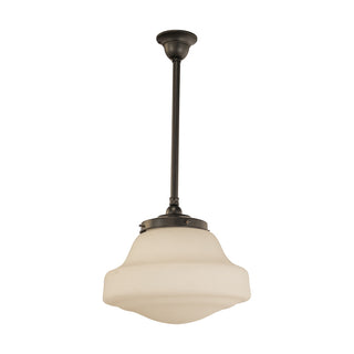 Lighting Inspirations Lincoln Opal Matte On Rod Set 3/4'' x 1/2m Patina