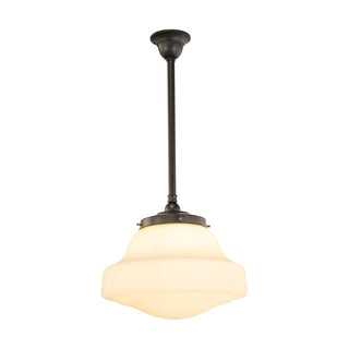 Lighting Inspirations Lincoln Opal Matte On Rod Set 3/4'' x 1/2m Patina