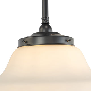 Lighting Inspirations Lincoln Opal Matte On Rod Set 3/4'' x 1/2m Patina