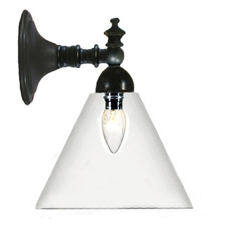 Lighting Inspirations Koscina Wall Light Patina With Cono Clear