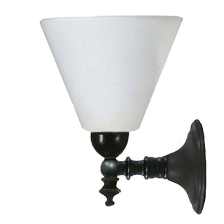 Lighting Inspirations Koscina Wall Light Patina With Cono Opal Matte