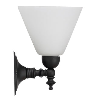 Lighting Inspirations Koscina Wall Light Patina With Cono Opal Matte