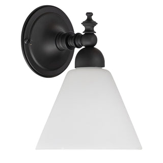 Lighting Inspirations Koscina Wall Light Patina With Cono Opal Matte