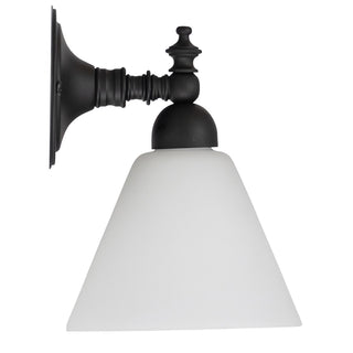 Lighting Inspirations Koscina Wall Light Patina With Cono Opal Matte