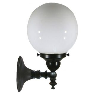 Lighting Inspirations Koscina Wall Light Patina With 6'' Sphere Opal Gloss