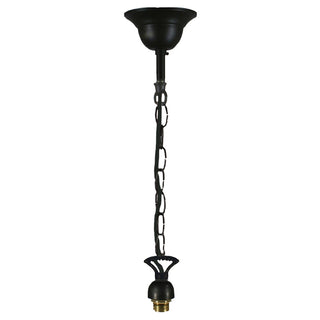 Lighting Inspirations Chain Suspension Black Cord Patina