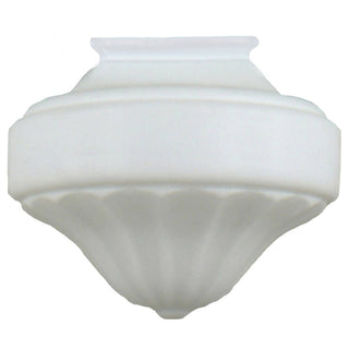 Lighting Inspirations Derby 9" Glass Shade 4 1/4"Fitter Opal Matte