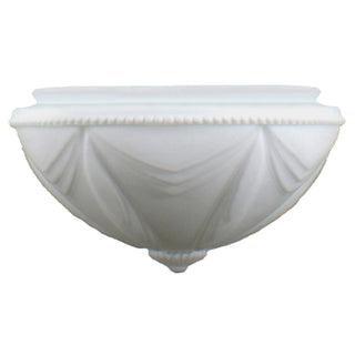 Lighting Inspirations Empire 14" Glass Shade 12 1/4"Fitter Opal Matte
