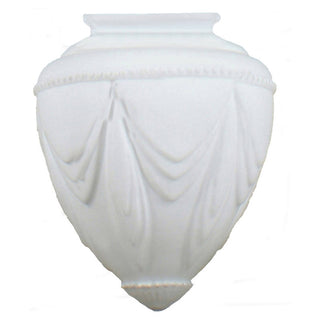 Lighting Inspirations Empire 8" Glass Shade 4 1/4"Fitter Opal Matte