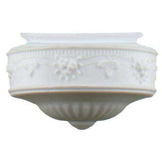 Lighting Inspirations Senator 14" Glass Shade 12 1/4"Fitter Opal Matte