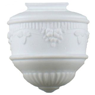 Lighting Inspirations Senator 8" Glass Shade 4 1/4"Fitter Opal Matte