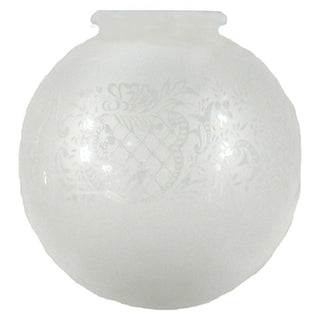 Lighting Inspirations Sheffield 8" Glass Shade 4 1/4" Fitter Frost Etch