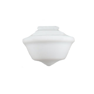 Lighting Inspirations Victorian 9" Schoolhouse Shade 4 1/4" Fitter Opal Matte