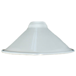 Lighting Inspirations Edwardian 250mm Metal Shade 29mm Hole White