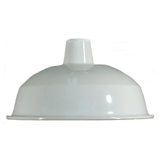 Lighting Inspirations Warehouse 420mm Metal Shade 29mm Hole White