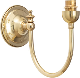Lighting Inspirations Loxton 1 Light Wall Bracket Polished Brass Frame Only