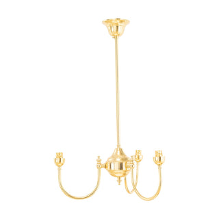 Lighting Inspirations Luke 3 Light Pendant Polished Brass Frame Only