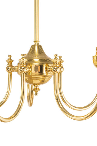 Lighting Inspirations Luke 5 Light Pendant Polished Brass Frame Only