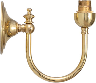 Lighting Inspirations Luke 1 Light Wall Bracket Polished Brass Frame Only