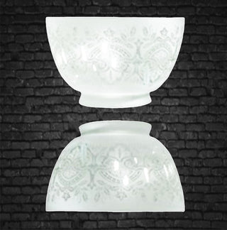 Lighting Inspirations Keon Glass Shade 4 1/4" Fitter Frost Etch