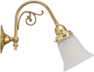 Lighting Inspirations Victoriana Wall Bracket With Zipper 23 Frost Shade