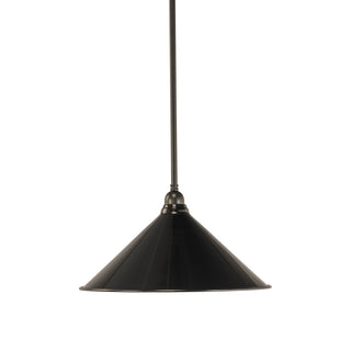 Lighting Inspirations 390mm Edwardian Black On Rod Set 1/2" Patina