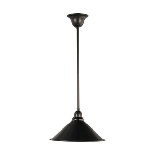 Lighting Inspirations 250mm Edwardian Black On Rod Set 1/2" Patina