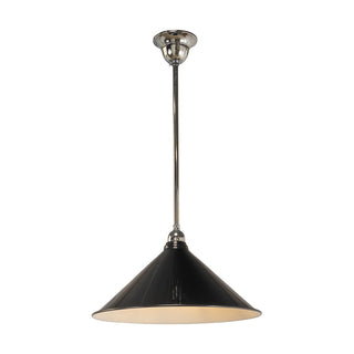 Lighting Inspirations 390mm Edwardian Black On Rod Set 1/2" Chrome