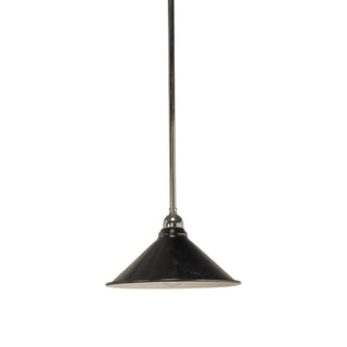 Lighting Inspirations 250mm Edwardian Black On Rod Set 1/2" Chrome