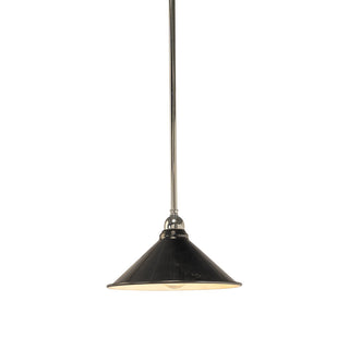 Lighting Inspirations 250mm Edwardian Black On Rod Set 1/2" Chrome