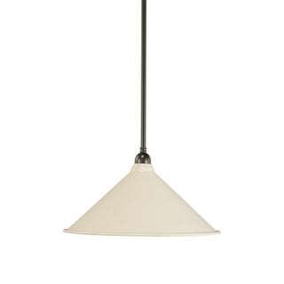Lighting Inspirations 390mm Edwardian White On Rod Set 1/2" Patina