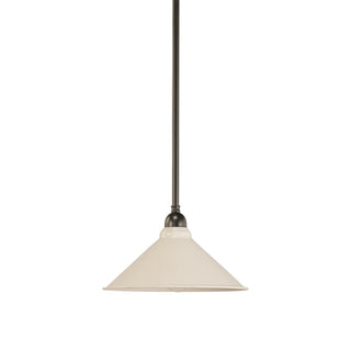 Lighting Inspirations 250mm Edwardian White On Rod Set 1/2" Patina