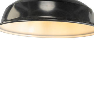 Lighting Inspirations 300mm Warehouse Black On Rod Set 1/2" Patina