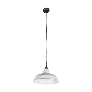 Lighting Inspirations 300mm Warehouse Black On Cloth Cord Patina