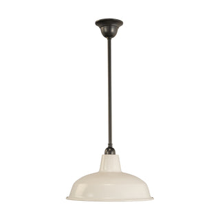 Lighting Inspirations 300mm Warehouse White On Rod Set 1/2" Patina