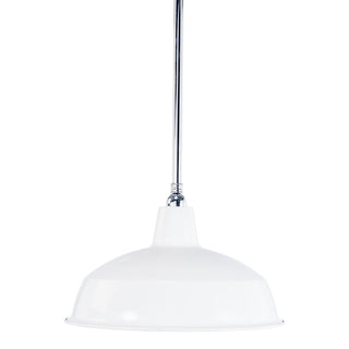 Lighting Inspirations 420mm Warehouse White On Rod Set 3/4" Chrome
