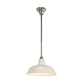 Lighting Inspirations 300mm Warehouse White On Rod Set 1/2" Chrome
