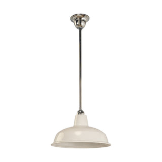 Lighting Inspirations 300mm Warehouse White On Rod Set 1/2" Chrome