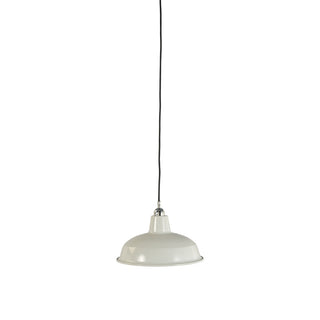 Lighting Inspirations 300mm Warehouse White On Cloth Cord Chrome
