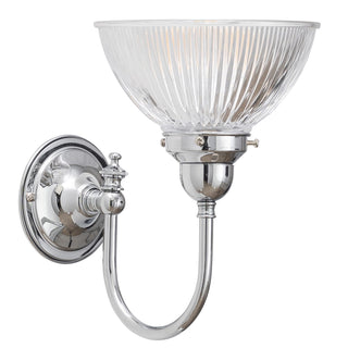 Lighting Inspirations Loxton Wall Bracket Chrome & Claredon Clear