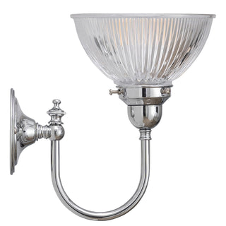 Lighting Inspirations Loxton Wall Bracket Chrome & Claredon Clear