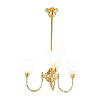 Lighting Inspirations Luke 3 Light Pendant With 5008 Shades Arms Up