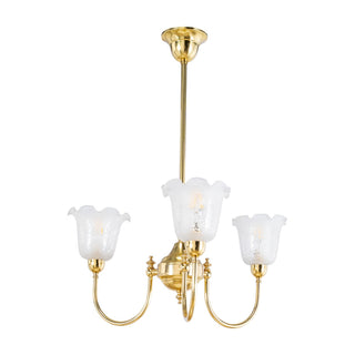 Lighting Inspirations Luke 3 Light Pendant With 5008 Shades Arms Up