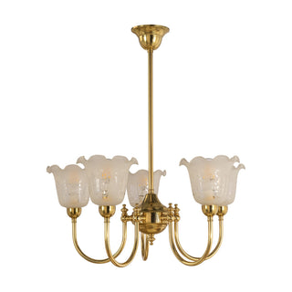 Lighting Inspirations Luke 5 Light Pendant With 5008 Shades Arms Up
