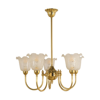 Lighting Inspirations Luke 5 Light Pendant With 5008 Shades Arms Up
