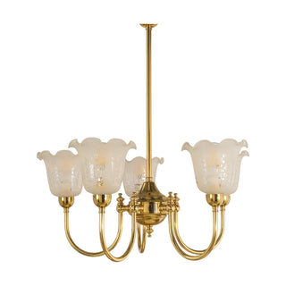 Lighting Inspirations Luke 5 Light Pendant With 5008 Shades Arms Up